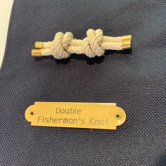 Vtg Coast Guard Nautical tie Knot Chart Banner Canvas - Picture 11 of 15